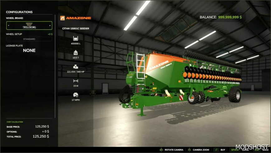 FS25 Mod: Citan 15001C Seeder (Featured)