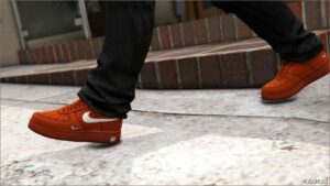 GTA 5 Player Mod: Nike AIR Force 1 ’07 LV8 Utility V3.5 (Image #2)