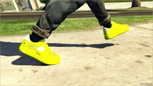 GTA 5 Player Mod: Nike AIR Force 1 ’07 LV8 Utility V3.5 (Image #3)