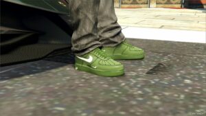 GTA 5 Player Mod: Nike AIR Force 1 ’07 LV8 Utility V3.5 (Image #5)