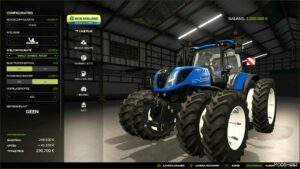 FS25 New Holland Tractor Mod: T7 (Extra Horsepower) (Image #5)