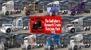 ATS Kenworth Mod: The Godfather’s Kenworth Trucks Pack V2.5 (Featured)