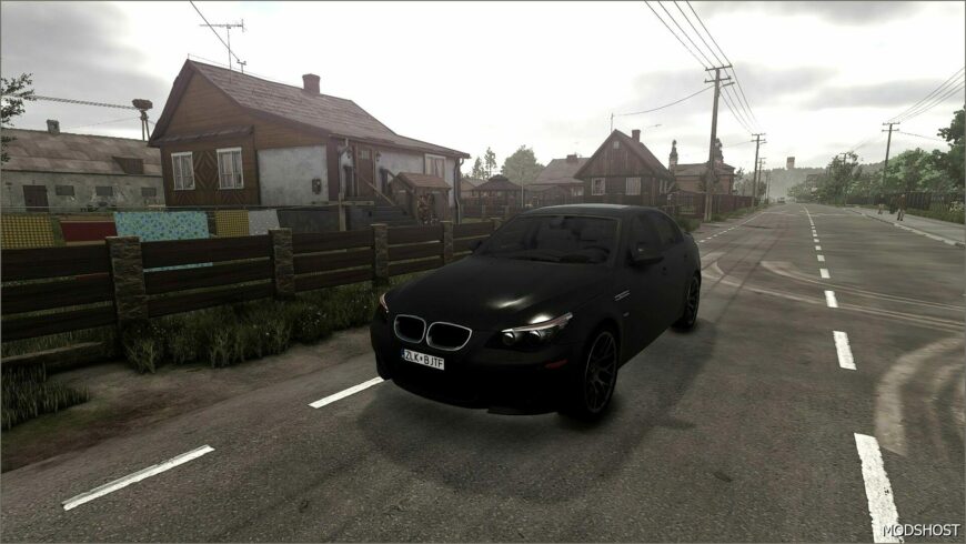 FS25 Mod: BMW E60 Car (Featured)