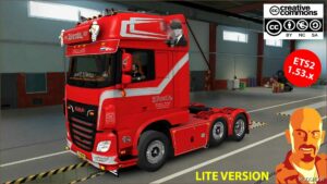 ETS2 DAF Truck Mod: XF 106 480 Weeda Transport V14 (Featured)