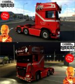 ETS2 DAF Truck Mod: XF 106 480 Weeda Transport V14 (Image #2)