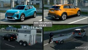 ETS2 Jazzycat Mod: Real AI Country Spawns Add-On for Jazzycat V21.8.5 (Featured)