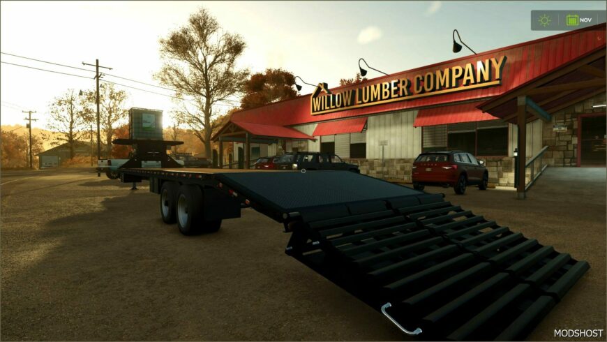 FS25 Low Mod: Gooseneck Trailer V1.0.0.1 (Featured)