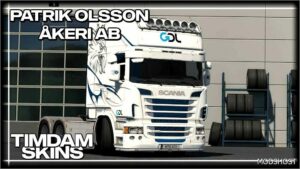 ETS2 Skin Mod: Patrik Olssons Akeri AB (Featured)