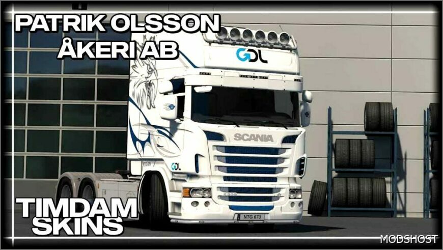 ETS2 Skin Mod: Patrik Olssons Akeri AB (Featured)