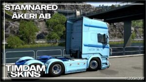 ETS2 Scania Skin Mod: Stamnared Akeri AB for Juseetv Scania (Image #2)