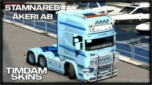 ETS2 Scania Skin Mod: Stamnared Akeri AB for Juseetv Scania (Image #3)