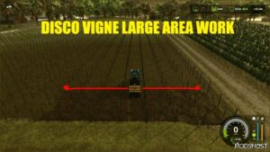 FS25 Harrow Mod: Disc-O-Vigne (Large Working Width) (Featured)