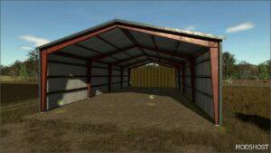 FS25 Shed Mod: Steel Hall (Featured)