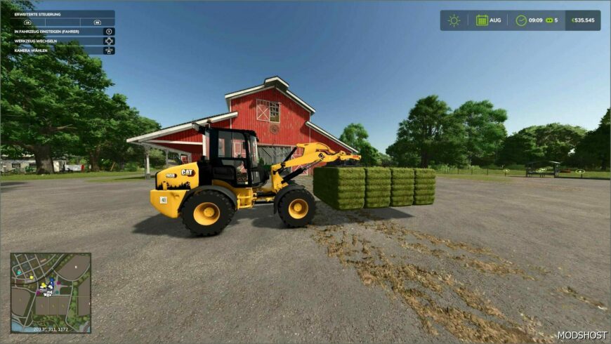 FS25 Forklift Mod: Pallet Fork with Tension Straps to Lift Everything (Featured)