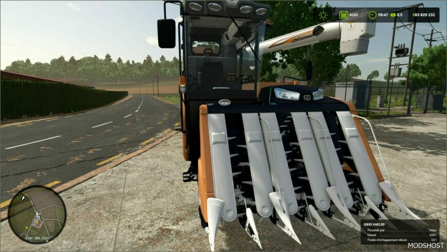 FS25 Iseki Harvester Mod: HJ6130 Edit (Featured)