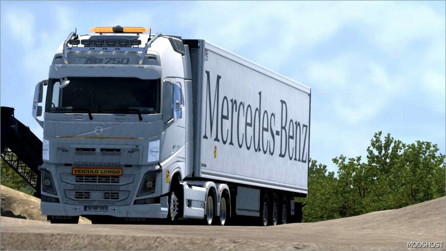 ETS2 Mercedes-Benz Skin Mod: Krone Cool Liner 01 12 2024 1.53 (Featured)