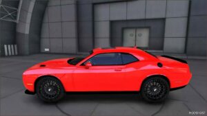 GTA 5 Dodge Vehicle Mod: 2020 Dodge Challenger Hellcat Custom on Forgiatos (Featured)