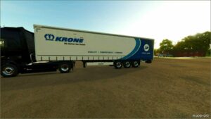 FS25 Krone Mod: Profil-Liner Trailer with Ramps (Featured)