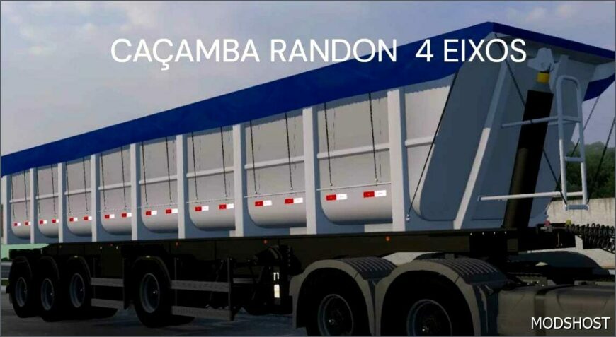 ETS2 Trailer Mod: Cacamba Randon 4 Eixos (Featured)