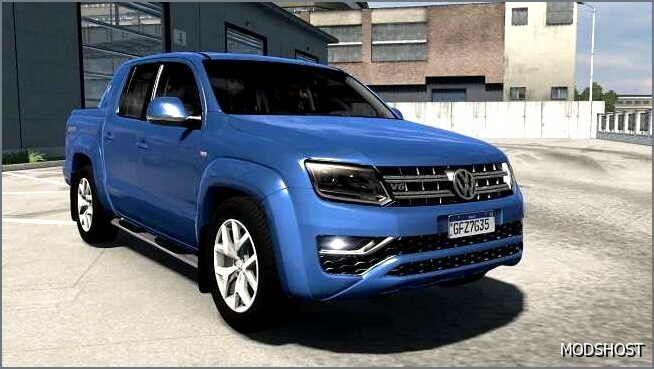 ETS2 Volkswagen Car Mod: Amarok V6 V1.5 (Featured)