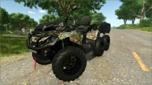 FS25 Can-Am Vehicle Mod: 2022 Can-Am Outlander MAX 6×6 XU plus 1000T (Featured)