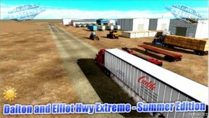 ATS Mod: Dalton and Elliot HWY Extreme 1:1 Scale Summer Map (Image #2)