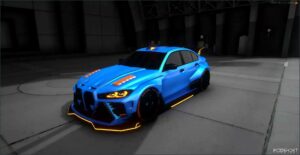 GTA 5 BMW Vehicle Mod: M3 Competition Widebody Custom Tuned (Featured)