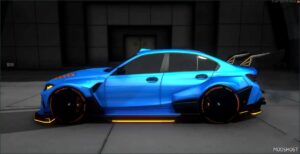 GTA 5 BMW Vehicle Mod: M3 Competition Widebody Custom Tuned (Image #2)