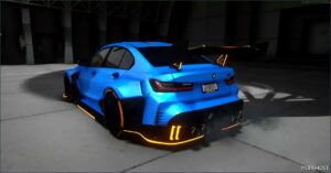 GTA 5 BMW Vehicle Mod: M3 Competition Widebody Custom Tuned (Image #3)