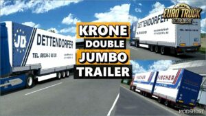 ETS2 Krone Mod: SD27 Jumbo Trailer V6.0 (Featured)