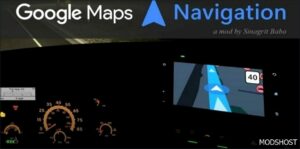 ATS Navigation Mod: Google Maps Navigation Pack V3.0 (Featured)