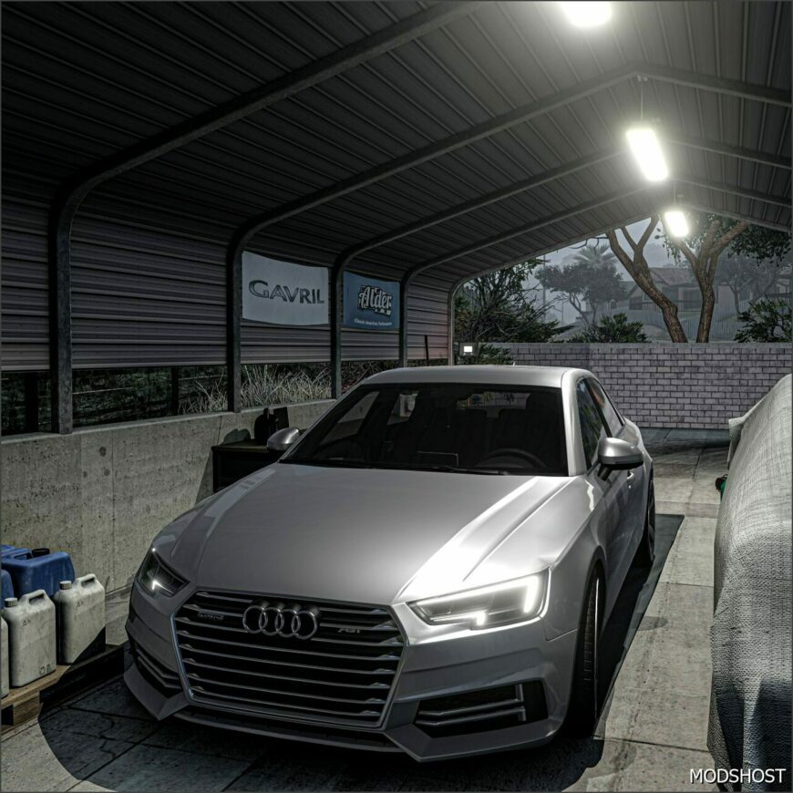 BeamNG Audi Car Mod: A4 B9 0.33 (Featured)