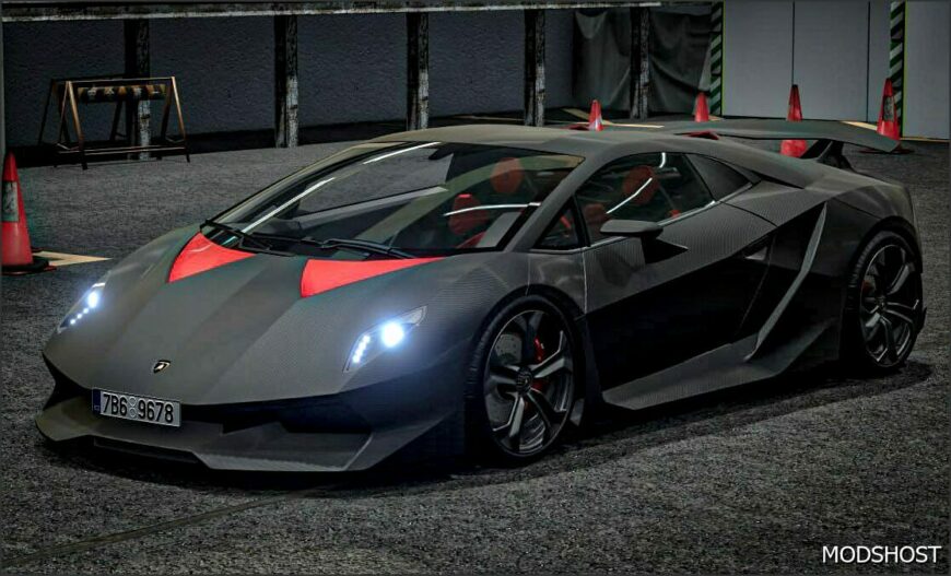 BeamNG Lamborghini Car Mod: Sesto Elemento by Frix 0.33 (Featured)