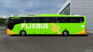 ETS2 Mod: Flixbus-Skin for MB NEW Tourismo 16 RHD 1.53 (Featured)