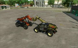 FS25 Telehandler Mod: Hirschfeld Cargo T740 (Featured)