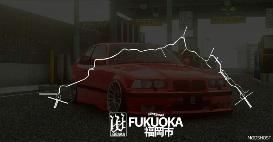 BeamNG Map Mod: FA Fukuoka Urban Expressway 0.33 (Featured)