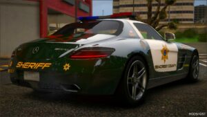 GTA 5 Mercedes-Benz Vehicle Mod: Nfshp: 2010 Mercedes Benz SLS AMG Scpd ADD-on | NON ELS | Sounds | Vehfuncsv | Template (Image #2)