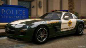 GTA 5 Mercedes-Benz Vehicle Mod: Nfshp: 2010 Mercedes Benz SLS AMG Scpd ADD-on | NON ELS | Sounds | Vehfuncsv | Template (Image #6)