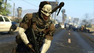 GTA 5 Player Mod: Codmw3 | Warzone 2.0 – Hunter’s Grin ADD on PED / Replace (Image #2)