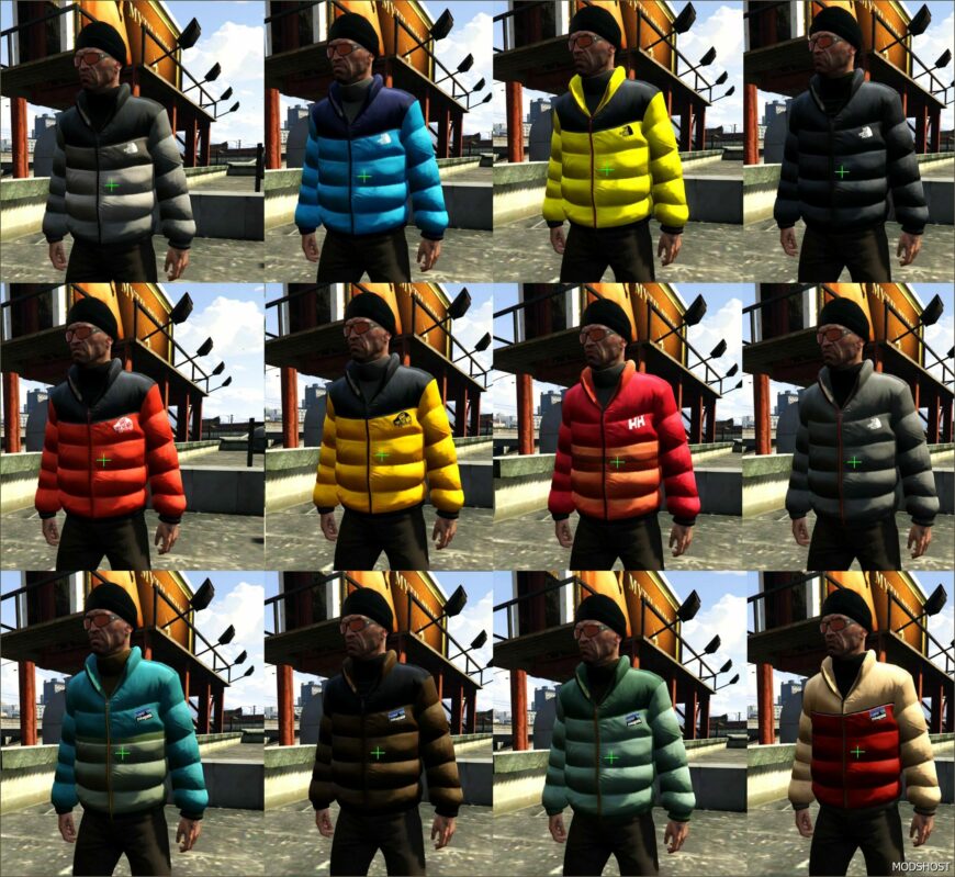 GTA 5 Player Mod: NEW Clothes Pack for Michael Franklin Trevor and MP Freemode Male addon (Featured)