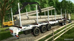 FS25 Forestry Mod: Schwarzmüller Timber Trailer Semi (Image #3)