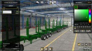 ATS Mod: C.A.M. Arctic Logging Trailers MOD. Reworked 1.53 (Featured)