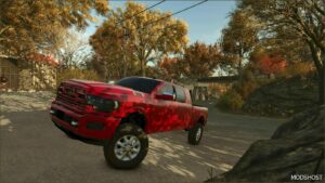 FS25 Dodge Car Mod: 2024 Dodge RAM 2500 Mega CAB V1.1.1.3 (Featured)