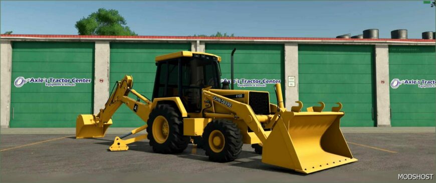 FS25 John Deere Excavator Mod: 410D (Featured)