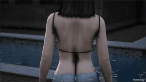 GTA 5 Player Mod: Ruffled Crop TOP for MP Female (Image #5)