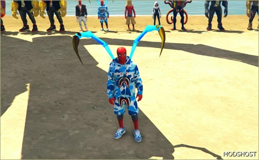 GTA 5 Player Mod: Spiderman Rizz (Featured)