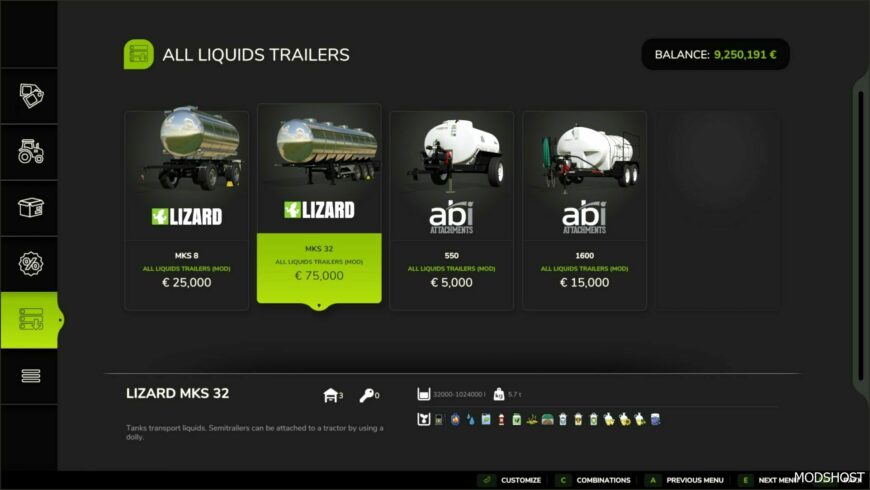 FS25 Mod: ALL Liquids Trailers V1.0.0.1 (Featured)