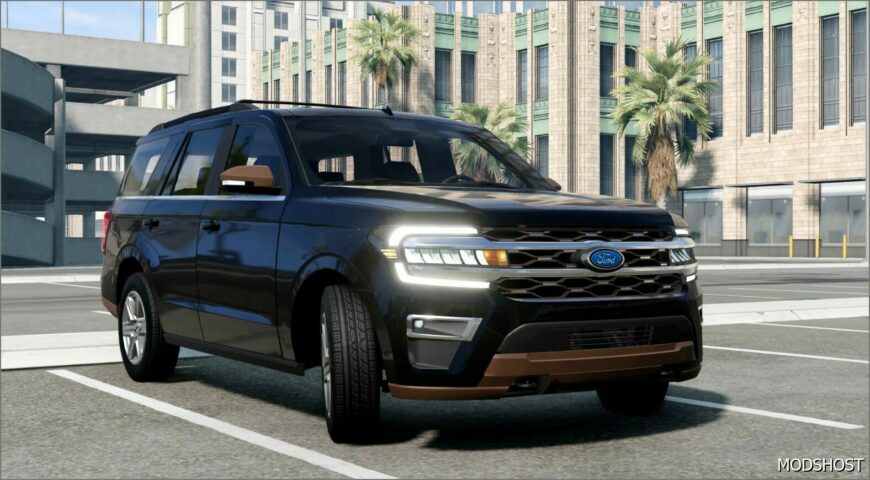 BeamNG Ford Car Mod: Expedition 2023 (NEW) 0.34 (Featured)