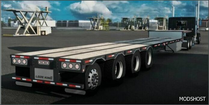 ATS Mod: Lodeking Stepdeck Trailer V1.53 (Featured)