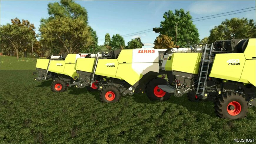 FS25 Claas Harvester Mod: Evion Pack (Featured)